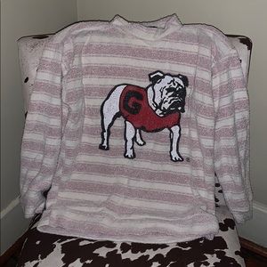 Woolly Threads UGA sweater